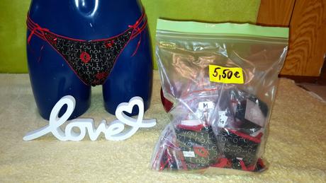 Dámske tangá nohavičky, l / m / s