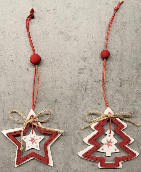 Vianočné ozdoby a dekorácie_1 ks / 1 eur, 