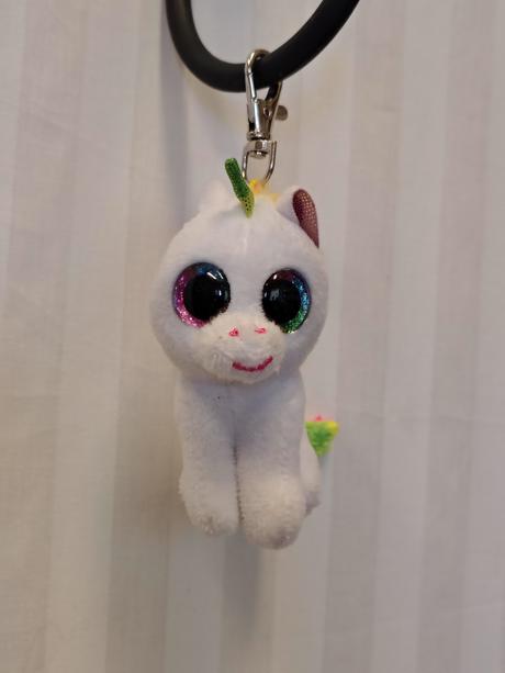 Plyšová kľúčenka jednorožec pixy, ty beanie boos,
