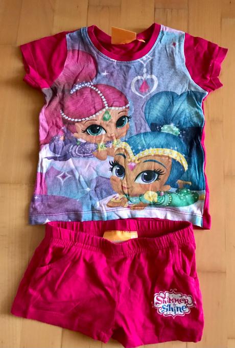 Tricko kratase a kabelka  shimmer and shine 104, 104