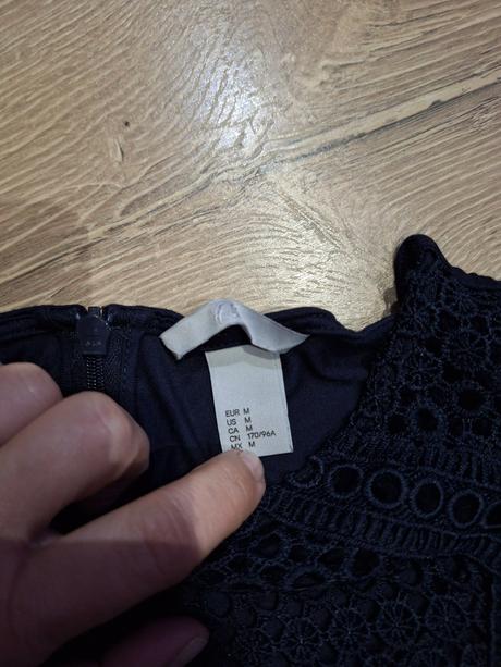 Šaty s krajkou, h&m,m