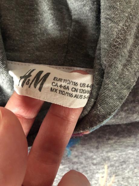 Mikina frozen, h&m,116