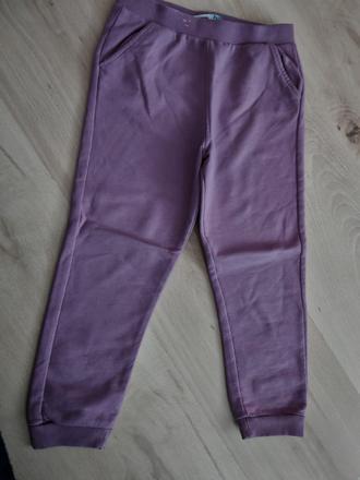 Tepláky detské bavlna fialové 110, sinsay,110