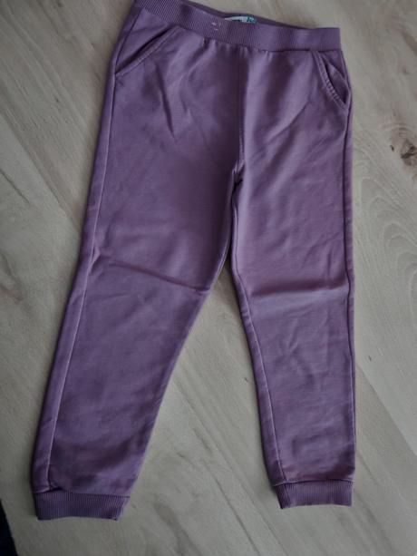 Tepláky detské bavlna fialové 110, sinsay,110