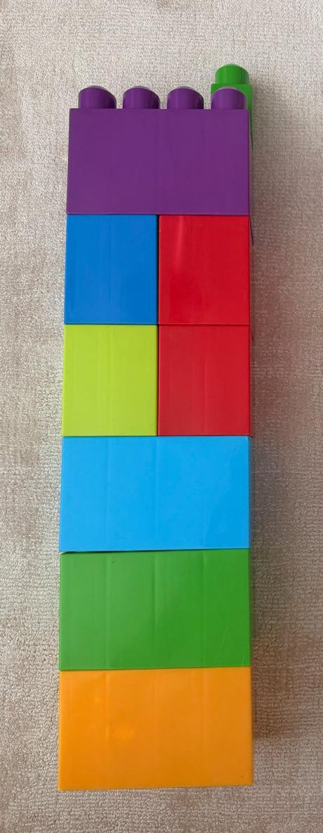 Mega bloks veľká kocka s číslami a obrázkami (12,5,
