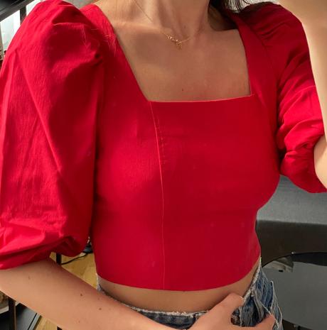 Cropped blúzka, xs, primark,xs