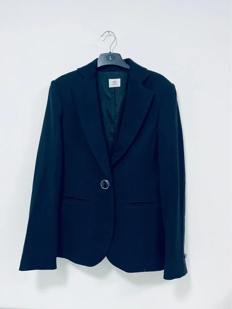 Elegantné čierne sako 1881 cerruti, 42