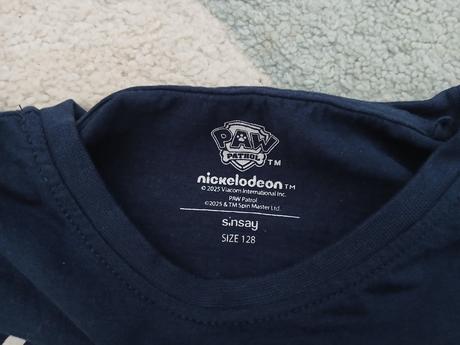 Vianocne tricko 128 labkova patrola, sinsay,128