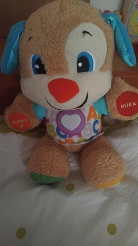 Hovoriaci psík fisher price, 