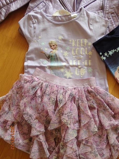 Fialkový komplet, h&m,98