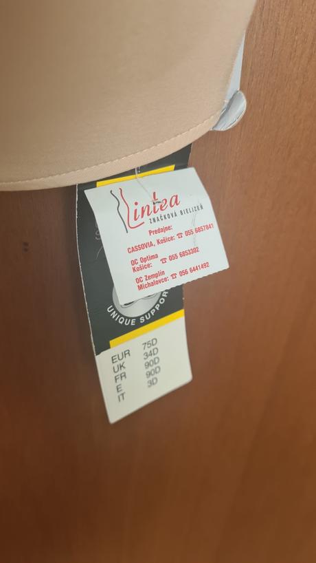 Wonderbra telová podprsenka 75d, 75d