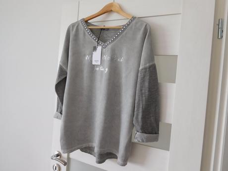 Tričko s dlhým ruk. ležerného strihu-l/xl bavlna, l