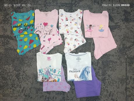 Dievčenské letné pyžamká, primark,110
