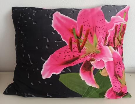 Obliečka na vankúš 70x80 ľalia - skladom, obv-41,
