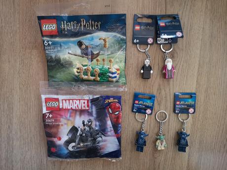 Lego sáčky nové - polybags a prívesky,