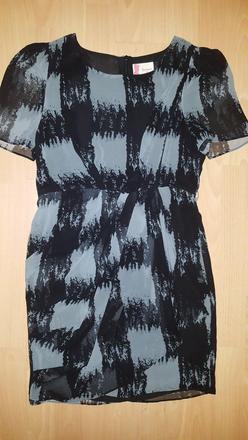 Čiernosivé šaty č.38, 38