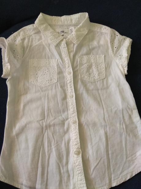 Biela blúzka, h&m,110