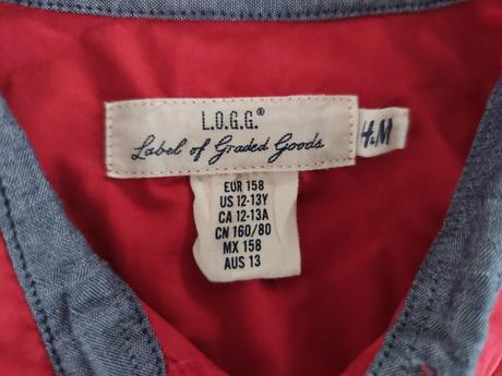Predám chlapčenskú košeľu, l.o.g.g.,158