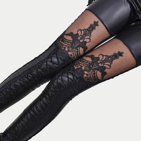 Leginy so snurovackou, s