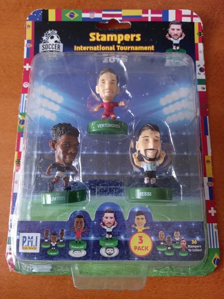 Figúrky pečiatky futbalisti messi +2, 