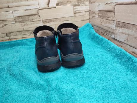 Rieker 38 - dámske zateplené modré topánky, rieker,38