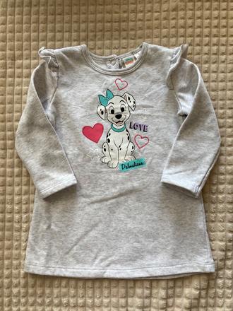 Šaty dalmatínové 74/80, disney,74