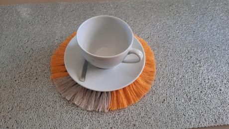 Makramé podšálka, 