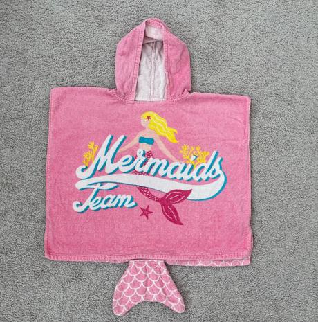 Plážové pončo / uterák - morská víla, 3-5 rokov, zara,110