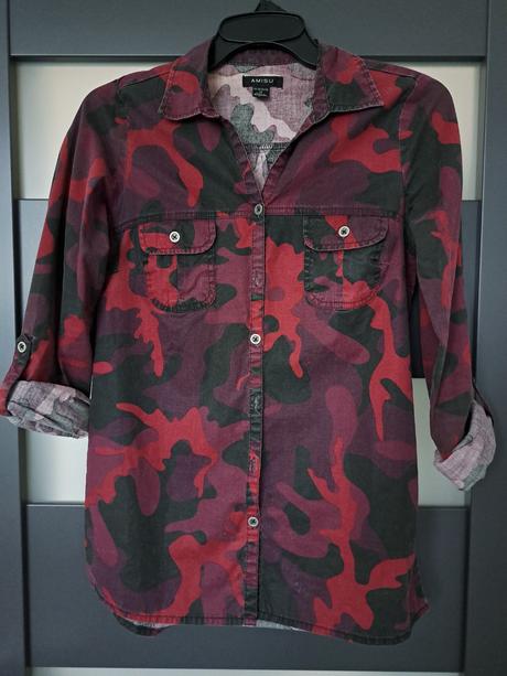 Košeľa s nastaviteľnými rukávmi, amisu,xs