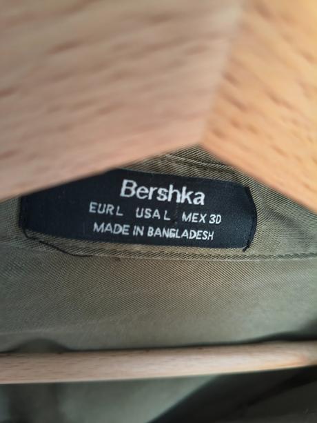 Pull&bear olivovo zelené šaty s opaskom l, pull&bear,l