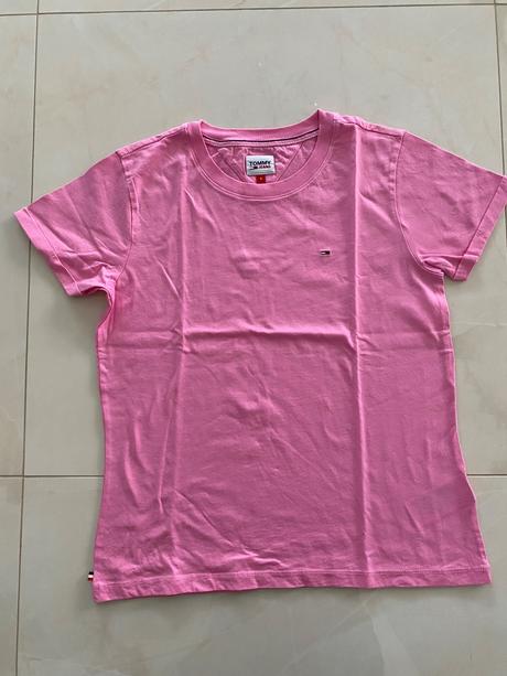 Ružové tricko, tommy hilfiger,s