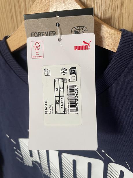 Tričko s vysačkou, puma,152