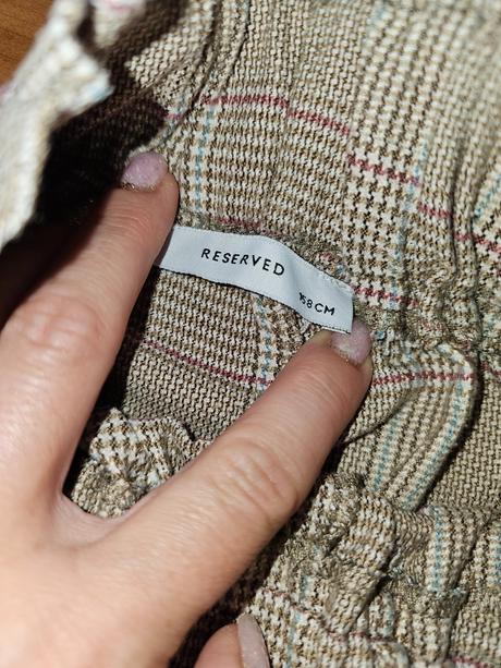 Nohavice károvane veľ 158, reserved,158