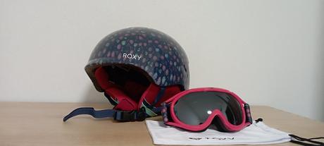 Lyžiarska prilba+ okuliare roxy, roxy