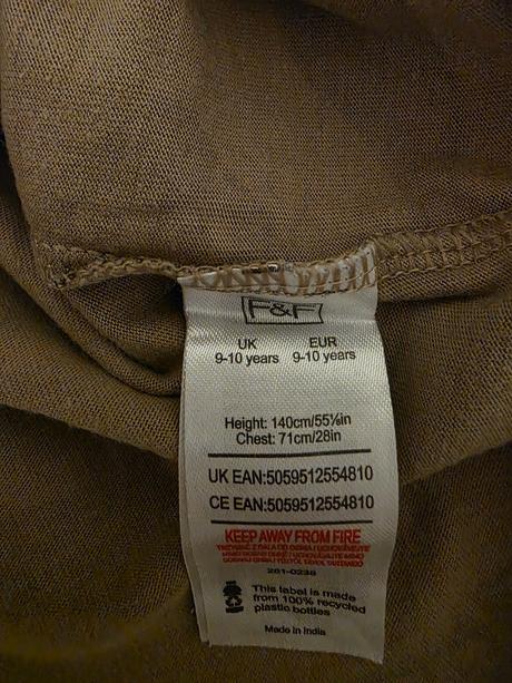 Tričko 140, f&f,140