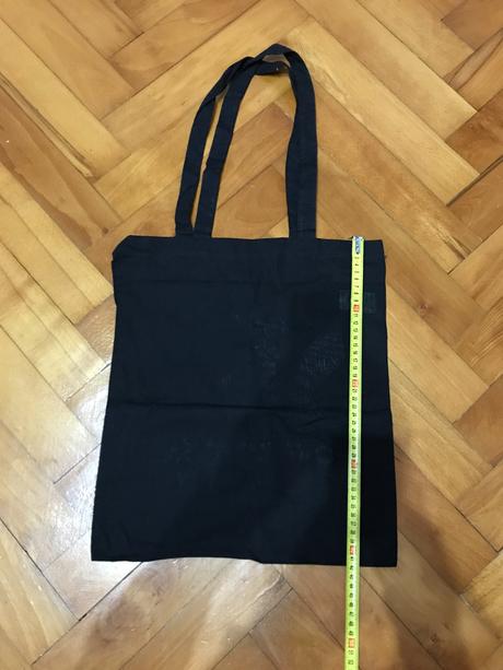 Čierna látková taška,