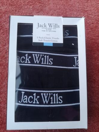 Jack wills 3ks chlapčenské boxerky 10-11rokov, 140 / 146