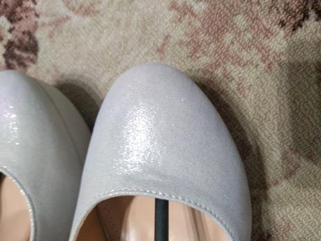 Strieborne lodičky 36, 36