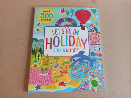 Let's go on holiday sticker activity,