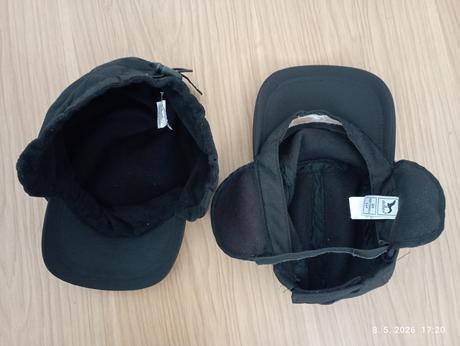 2x teplejšia čiapka/šiltovka (s krytmi na uši),