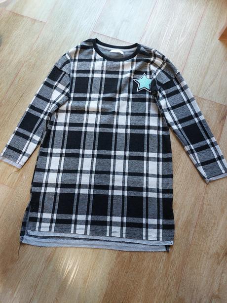 Karované šaty 122/128, pepco,122