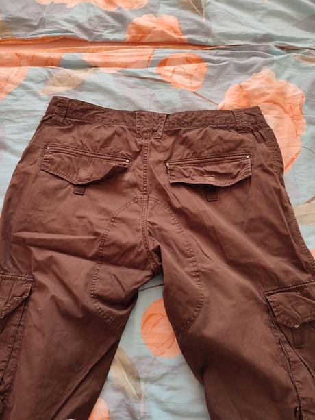 3/4 gate tmavo hnedé lerros, 36