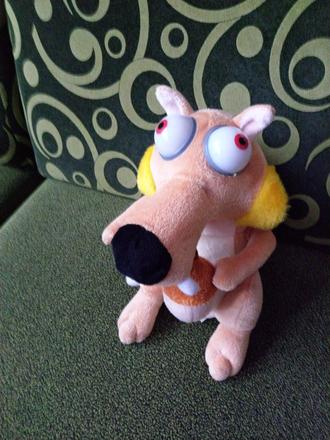 Plyšák veverica z doba ľadová, 