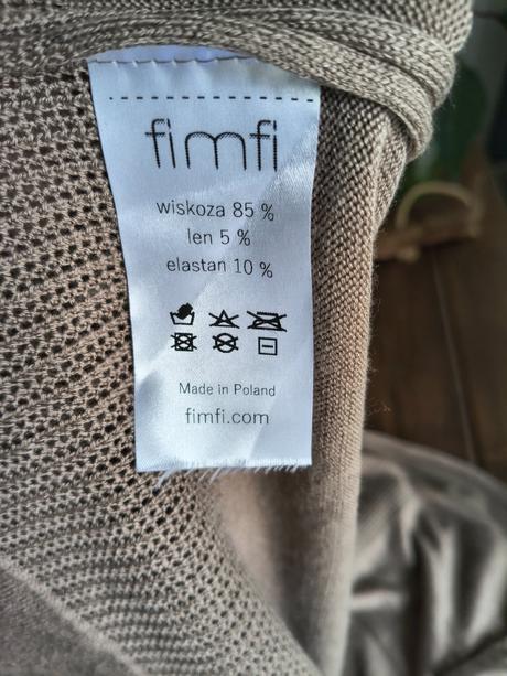 Ľahký letný sveter s prímesou ľanu s-m, m