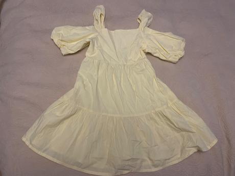 Žlté šaty z ľahkého plátna, next,134