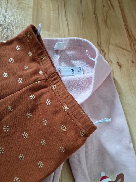 C&a zateplené legíny 2ks,veľ.92, baby club,92