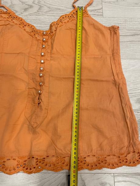 Oranžové tielko, orsay,40