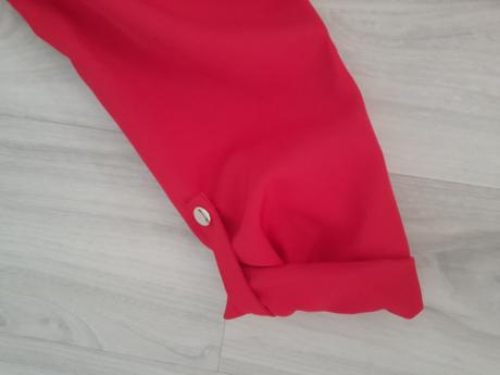 Červený kabát/kardigan,