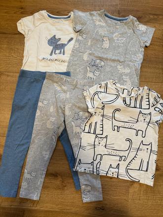 Pyžamo 2 pack+ tričko, next,104