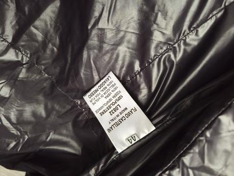 Luxusna talianska zimna bunda s pravou kozusinou, m